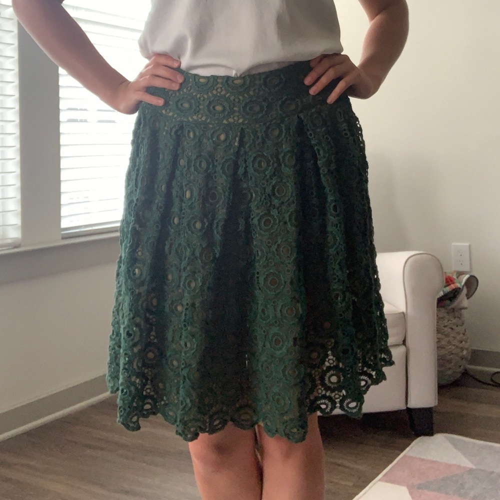Anthropologie Knee Length Skirt